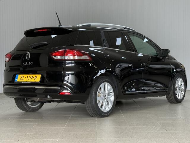 Renault CLIO Estate 0.9 TCe Limited/ DEALER ONDERHOUDEN!/ LED Dagrijverl./ DAB+/ Apple+Android/ 16''LMV/ Airco/ Navi/ Cruise/ Bluetooth/ Multi.Stuur/ Elek.Pakket/ Isofix/ PDC Achter.
