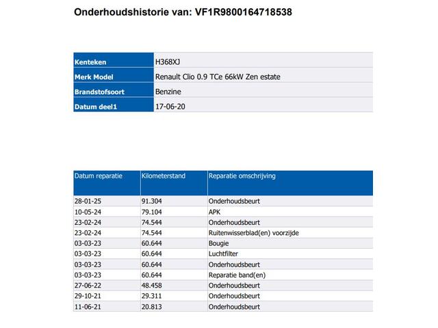 Renault CLIO Estate 0.9 TCe 90PK Zen Trekhaak /Airco / Navigatie /