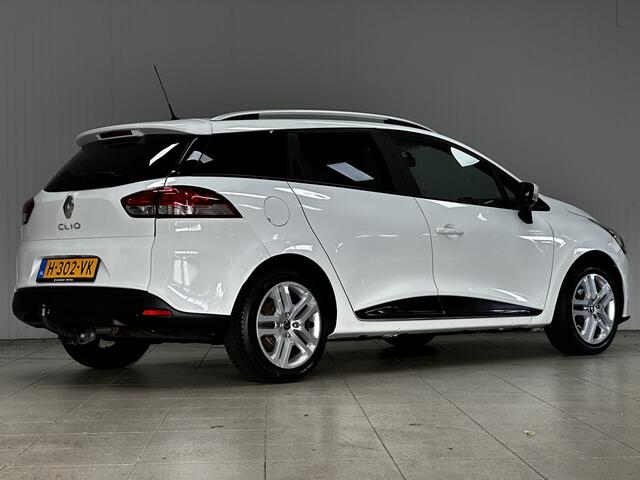 Renault CLIO Estate 0.9 TCe Zen/ Trekhaak/ LED Dagrijverl./ DAB+/ Apple+Android/ Airco/ Navi/ Cruise/ Bluetooth/ Multi.LEDER.Stuur/ Elek.Pakket/ Isofix/ C.V.Afstand.