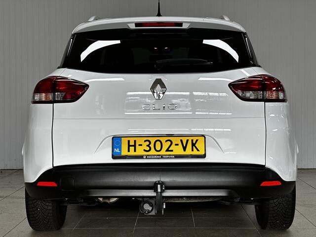Renault CLIO Estate 0.9 TCe Zen/ Trekhaak/ LED Dagrijverl./ DAB+/ Apple+Android/ Airco/ Navi/ Cruise/ Bluetooth/ Multi.LEDER.Stuur/ Elek.Pakket/ Isofix/ C.V.Afstand.