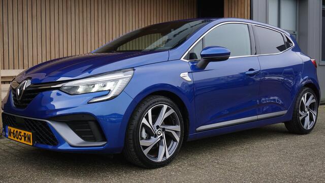 Renault CLIO 1.6 E-Tech Hybrid 140pk R.S. Line Navi 17inch LM Sporstoelen LED *NL auto* IronBlauw Metallic *1e Eigenaar* 68295km!