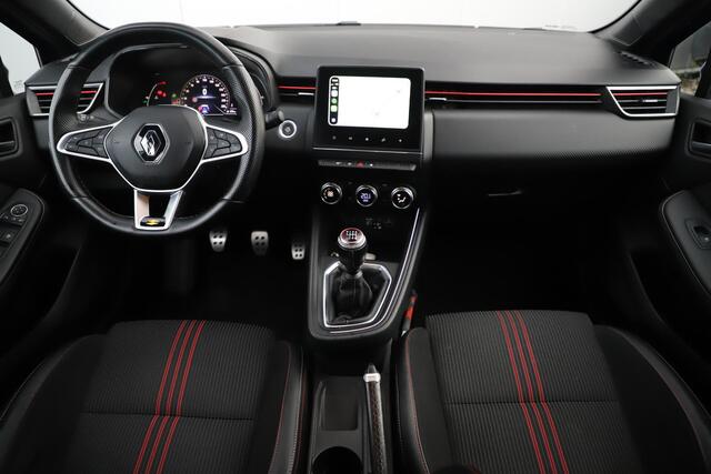 Renault CLIO 1.0 TCe R.S. Line Half Leder Navigatie Achteruitrijcamera Sfeerverlichting 16 inch LMV All-season banden Carplay Android Climate Cruise Control