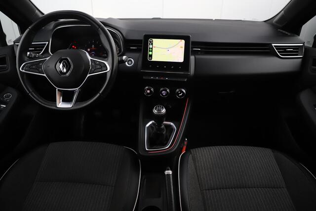 Renault CLIO 1.0 TCe Intens Half Leder Sfeerverlichting 17 inch LMV Full LED Climate Cruise Control Navigatie Achteruitrijcamera Carplay Android Parkeersensor Rijstrooksensor