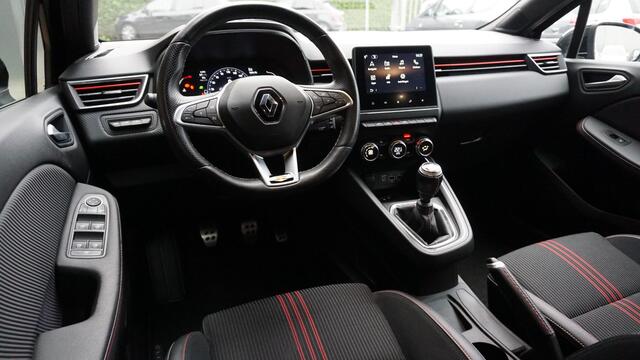 Renault CLIO 1.0 TCe 92pk R.S. Line 5Drs Sportstoelen Virtual Cockpit Clima LED 17inch LM DAB A-Camera Navi *Keurig exemplaar*