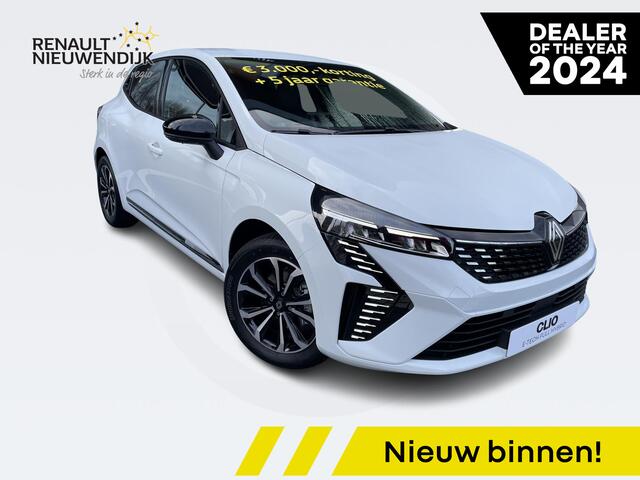 Renault CLIO 1.6 E-Tech Full Hybrid 145 techno / VOORRAAD ACTIE NIEUW! / 3000,- KORTING / 5 JAAR GARANTIE / OP=OP /