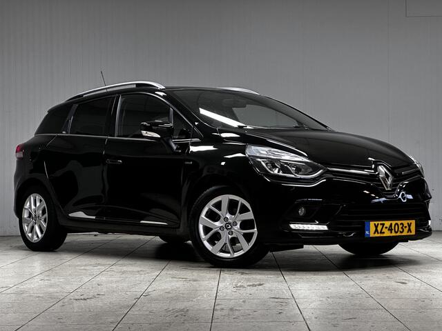 Renault CLIO Estate 0.9 TCe Limited/ 16'' LMV/ Apple + Android/ Extra getint glas/ DAB+/ Keyless/ Navi/ Airco/ Cruise/ Bluetooth/ Armsteun/ Multi. LEDER. Stuur/ Mistl./ PDC/ Dakrails/ Chroom.