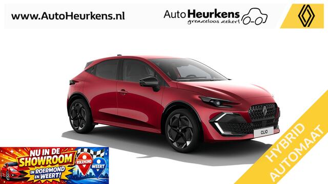 Renault CLIO Techno Full Hybrid E-Tech 160 pk l Tijdelijk introductievoordeel! l Gratis 5 jaar fabrieksgarantie!