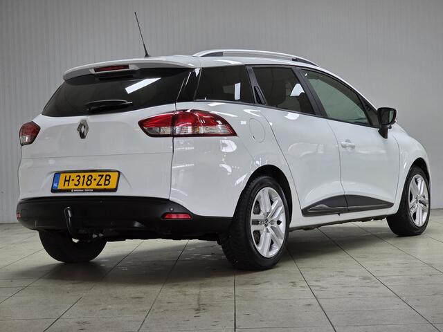 Renault CLIO Estate 0.9 TCe Zen/ Facelift!/ Trekhaak/ Extra getint glas/ PDC/ Apple + Android/ DAB+/ Navi/ Airco/ Cruise/ Elek. pakket/ Isofix/ Bluetooth/ Multi. Stuur/ Armsteun/ LED Dagrijverl./ Dakrails.