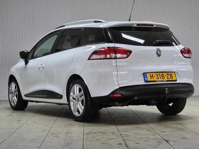 Renault CLIO Estate 0.9 TCe Zen/ Facelift!/ Trekhaak/ Extra getint glas/ PDC/ Apple + Android/ DAB+/ Navi/ Airco/ Cruise/ Elek. pakket/ Isofix/ Bluetooth/ Multi. Stuur/ Armsteun/ LED Dagrijverl./ Dakrails.