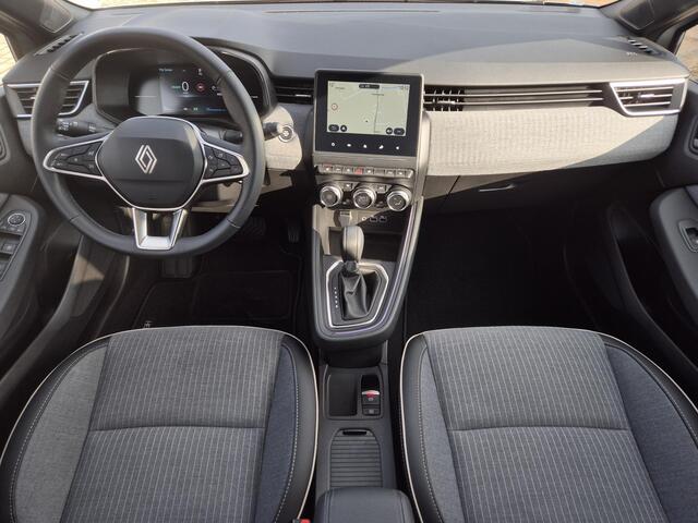 Renault CLIO 1.6 E-Tech Full Hybrid 145 techno Automaat / Fabrieksgarantie tot 05-2027 / All Season Banden / 360 Graden Camera / Stoel & Stuurverwarming / Apple Carplay & Android Auto / Cruise Control / Draadloze Telefoon Lader /