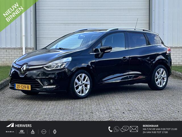 Renault CLIO Estate 0.9 Limited / Navigatie / Lichtmetalen Velgen / 1e Eigenaar / Dealer Onderhouden / Parkeersensoren / Cruise Control / Airco / Trekhaak /