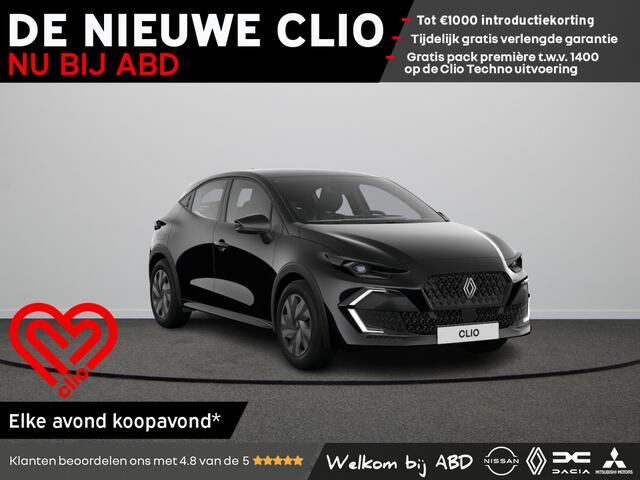 Renault CLIO Evolution Full hybrid | Adaptive Cruise Control | Grille in zwart met daarin verwerkt 113 Renault logo's | Handbediende airconditioning