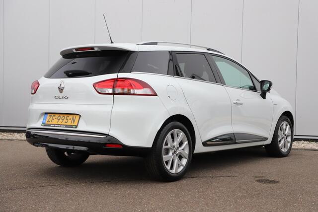 Renault CLIO Estate 0.9 TCe Limited Navigatie Airco Cruise Control Bluetooth 16 inch LMV LED Donkere Ramen
