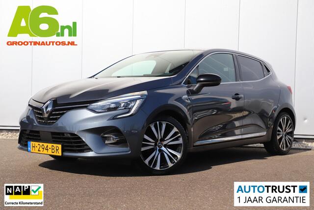 Renault CLIO 1.0 TCe Initiale Paris 101PK Groot Navigatie Achteruitrijcamera Lederen Bekleding 17 inch LMV