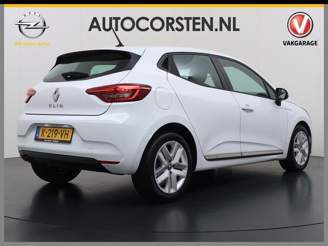 Renault CLIO **Gereserveerd** TCe 92pk 5drs Navi CruiseControl Dab Apple/Android Usb Bordherk. Lane-dep. Botswaarsch. Led Start/Stop Isofix Boordcomputer Bluetooth Elek.Ramen/Spiegels 1.0 TCe Zen