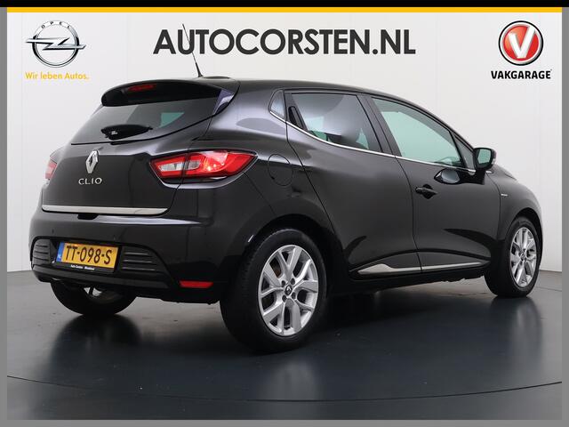 Renault CLIO 90PK 5drs Navi Airco Bluetooth Pdc Keyless Cruise Control Limited Smartphone integratie Isofix DAB Lmv Privacy Glas Led Origineel Nederlandse Auto