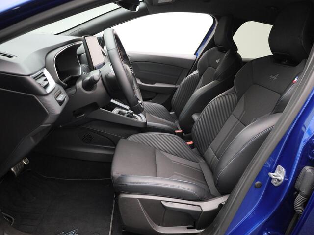 Renault CLIO 1.6 E-Tech Full Hybrid 145 esprit Alpine | Adaptieve Cruise Control | Blind Spot Warning | Camera | PDC Voor + Achter | Keyless | 9,3" Full-Map Navigatie i.c.m. 10" Digitaal Instrumentenpaneel | 17" LMV 'La Fleche' | Sportstoelen | Draadloze Apple Carplay & Android Auto