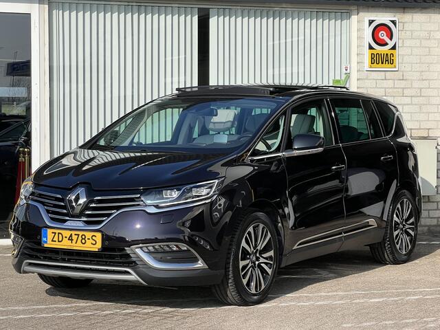 Renault ESPACE 1.8 TCe Initiale Paris 7p. | Trekhaak | Elektrisch glazen schuif kantel dak | Bose Audio | LEER | Stoel koeling & verwarming | Heads-up display | Massage | LED | DAB |