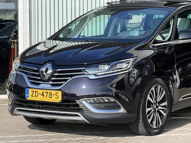 Renault ESPACE 1.8 TCe Initiale Paris 7p. | Trekhaak | Elektrisch glazen schuif kantel dak | Bose Audio | LEER | Stoel koeling & verwarming | Heads-up display | Massage | LED | DAB |