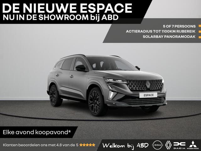 Renault ESPACE esprit Alpine Hybrid 200 | Achteruitrijcamera | Blind spot warning met lane departure prevention | Cruise control met snelheidsbegrenzer