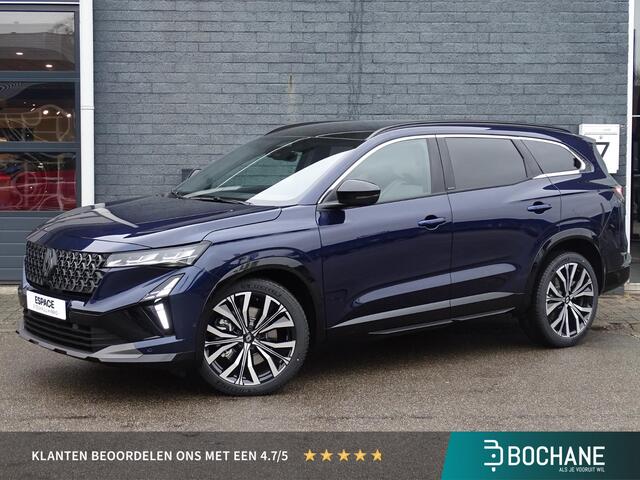 Renault ESPACE E-Tech full hybrid 200 iconic 7p. PACK LIGHT & SOUND / PACK VISION / ALL SEASON BANDEN / GRIS SABLE LEER