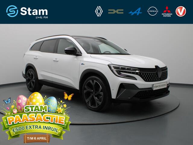 Renault ESPACE E-Tech full hybrid esprit Alpine 7p. 200pk Head-Up | 360° Camera | Adapt. Cruise | Parkeersens. v+a | Stoel-/stuur-/voorruitverw. | Panoramadak