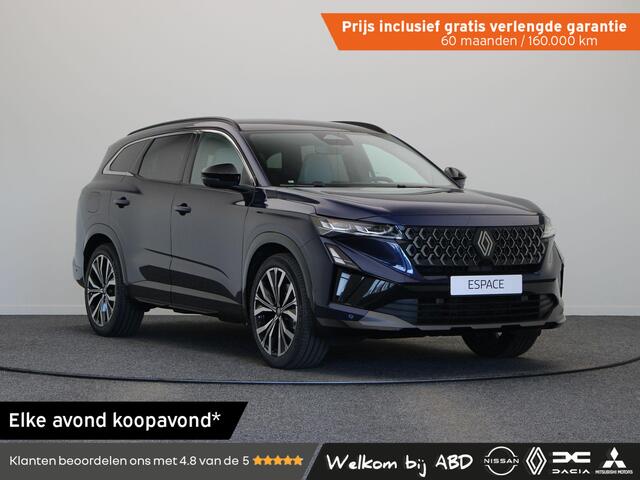 Renault ESPACE E-Tech full hybrid 200pk iconic 7p. | Vijf jaar garantie | Panoramisch dak | Harman Kardon | HUD | Voorruitverwarming |