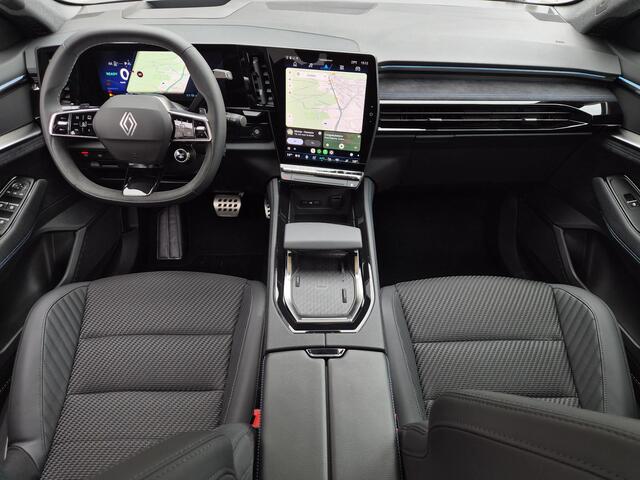 Renault ESPACE E-Tech full hybrid 200 esprit Alpine 7p. / Fabrieksgarantie tot 10-2027 / All season banden / Trekgewicht 1500 kg / panoramadak var. transparantie / Stuur- Stoel & Voorruitverwarming / Elektrische achterklep / Head Up Display / Rondomzicht camera /