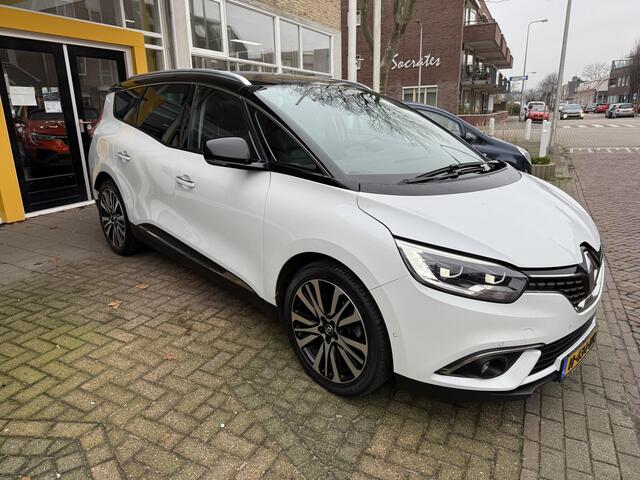 Renault GRAND SCENIC 1.3 TCe Initiale Paris PANORAMADAK CAMERA PARKSENSOREN AUTOM INPARKEREN TREKHAAK LICHTMETALEN VELGEN 20 " LEDEREN BEKLEDING MASSAGE STOEL