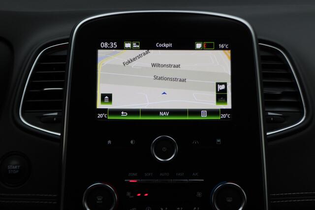 Renault GRAND SCENIC 1.3 TCe Intens 7p. Leder/Stof, Apple Carplay, Camera, Cruise, Sfeerverlichting, Trekhaak, 20''
