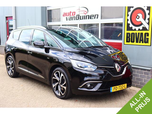Renault GRAND SCENIC 1.2 TCe Bose 7p. O.a: Haak, PDC, Camera, Pano, Clima, Cruise, leder, Etc. All-in prijs!
