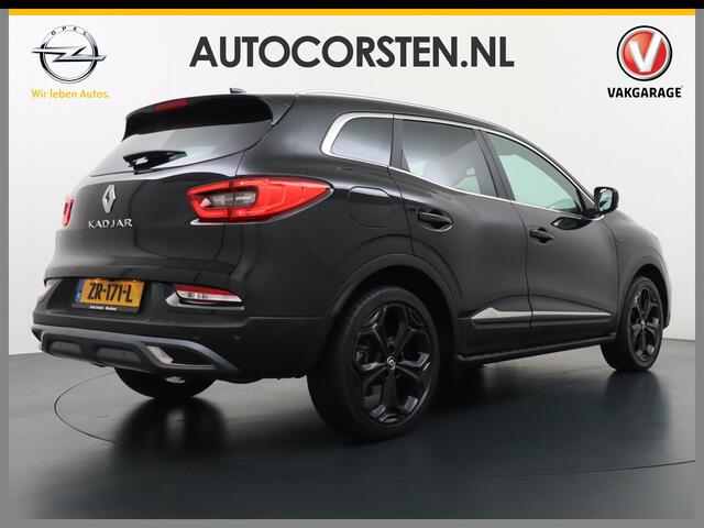 Renault KADJAR T160PK AUT-7 Black-Edition Navi Camera Apple Carplay/Android Elektr-Verst+Leer/Alcantara-Sport-Stoel+Verwarmd LED 19" Bose®-Sound PDC-a+v Ecc Visio DAB Led Keyless Easy-Park-Assist Bord-Herkenning Stoelverwarming Spoorassistent Regen-Lichtsensor+VoorruitV