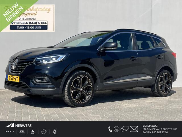 Renault KADJAR 1.3 TCe 140 Black Edition / Trekhaak(1.500KG) / Navigatie / Cruise Control adaptief / Achteruitrijcamera / Airco / Elektrische Bestuurdersstoel / Dodehoekdetectie / Stoelverwarming / Alcantara Bekleding / Parkeersensoren / Bluetooth /