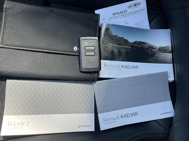 Renault KADJAR 1.3 TCe 140 Black Edition / Trekhaak(1.500KG) / Navigatie / Cruise Control adaptief / Achteruitrijcamera / Airco / Elektrische Bestuurdersstoel / Dodehoekdetectie / Stoelverwarming / Alcantara Bekleding / Parkeersensoren / Bluetooth /