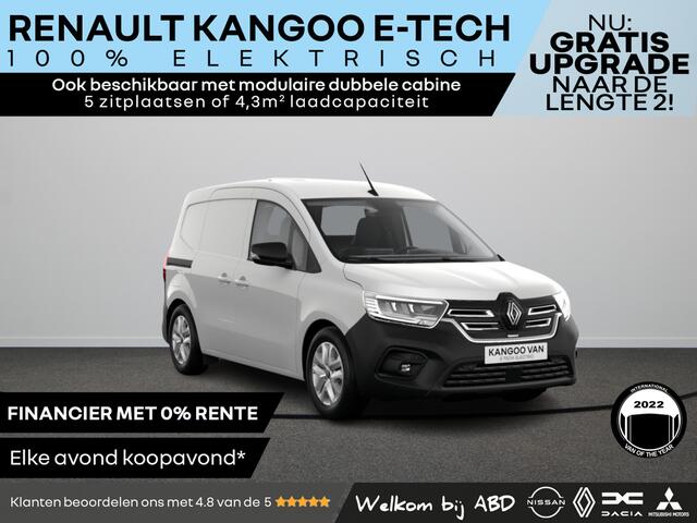 Renault KANGOO Advance 44 kWh | Cruise control en snelheidsbegrenzer | Elektrisch bedienbare ramen (met sneltoets bestuurderszijde) | Elektronisch geregelde airconditioning