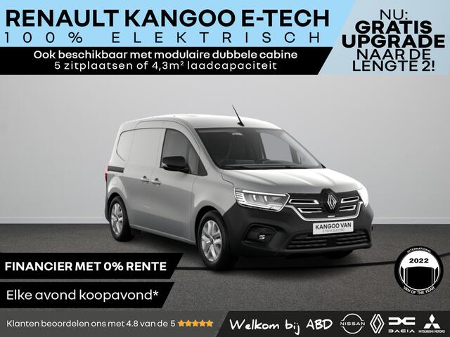 Renault KANGOO Extra 44 kWh | Achteruitrijcamera | Adaptive cruise control met instelbare snelheidsbegrenzer | Blind Spot Warning