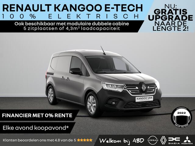 Renault KANGOO Advance 44 kWh | Cruise control en snelheidsbegrenzer | Elektrisch bedienbare ramen (met sneltoets bestuurderszijde) | Elektronisch geregelde airconditioning
