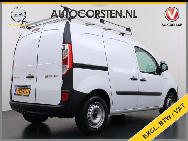 Renault KANGOO 1.5dCi 81PK Trekhaak Navi Euro 6 Imperiaal Airco Cruise Control Bluetooth Pdc Inbouwkasten Betonplex Vloer Wandbetimmering Schuifdeur 1e Eigenaar Origineel Nederlandse Auto