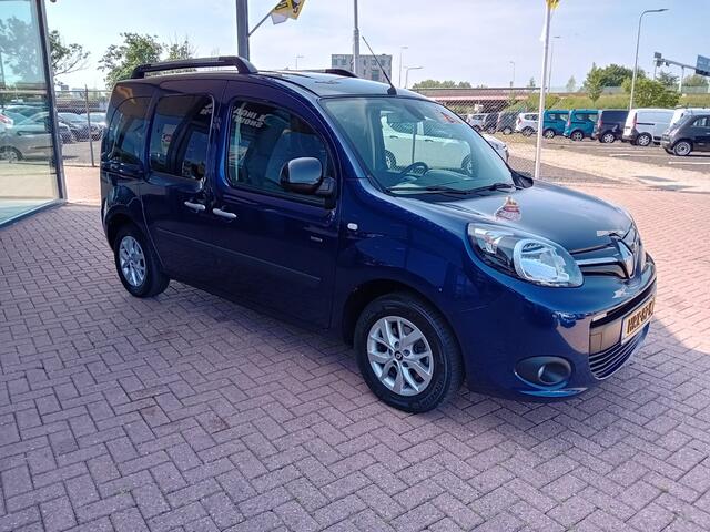 Renault KANGOO FAMILY 1.2 TCE Limited Deluxe Automaat, Airco(automatisch), Multimediasysteem, Navigatie, Bluetooth, Cruise controle, Parkeersensoren, Dimlicht automatisch, Elektrische ramen en spiege Zeer nette auto, Dealer onderhouden, BOVAG BOVAG