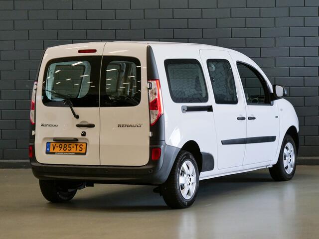 Renault KANGOO Z.E. Maxi (koop accu) DUBBELE CABINE | SOH 98% | GRIJS KENTEKEN |