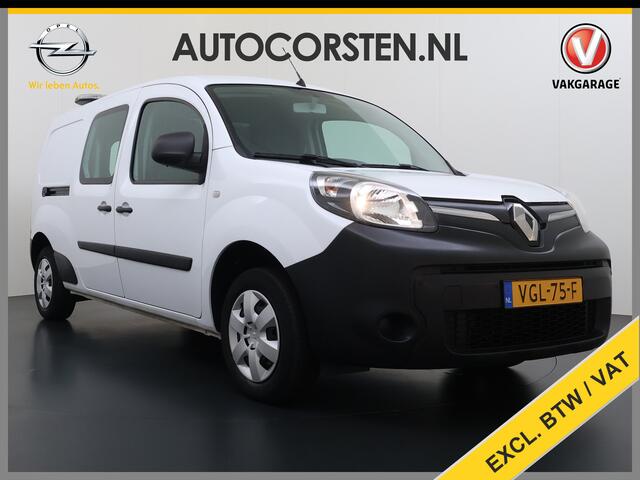 Renault KANGOO Z.E. Automaat Maxi SOH 96% Incl. Accu Airco Cruise Control Pdc Betonplex Vloer Lat om Lat Schuifdeur Dealeronderhouden 1e Eigenaar Origineel Nederlandse Auto