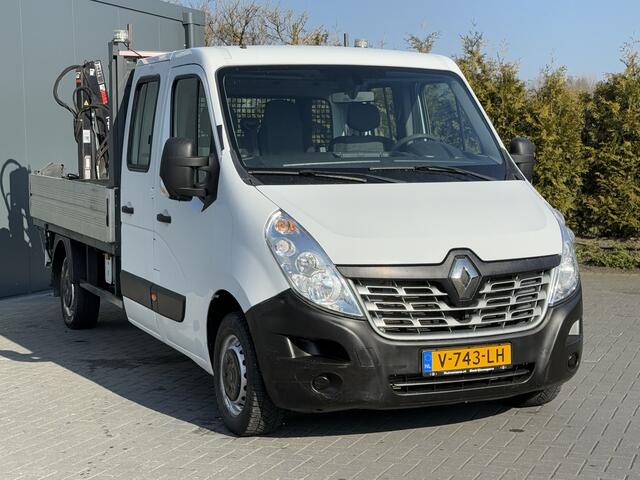 Renault MASTER 2.3 dCi 131 pk E6 / PICK UP / L4 MAXI / 1e EIG. / HIAB KRAAN / AIRCO / CRUISE / 3-ZITS