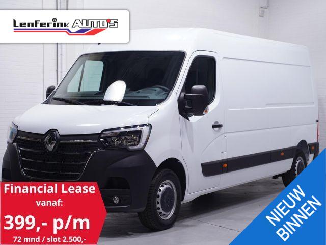 Renault MASTER 2.3 DCi 135 pk L3H2 Navi, Camera, BPM vrij Airco, Cruise control, Laadruimte Pakket, PDC V+A, 3-Zits, Nieuw 2024