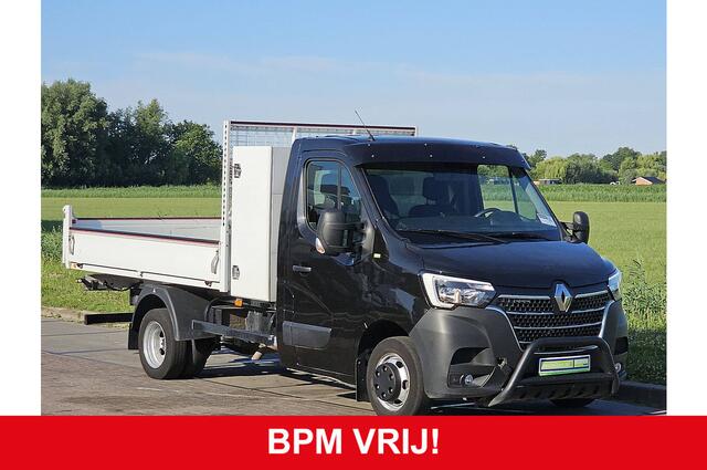 Renault MASTER T35 2.3 dCi 165 L3 DL Kipper EURO6 3500 kg trekhaak omvormer navi cruise control