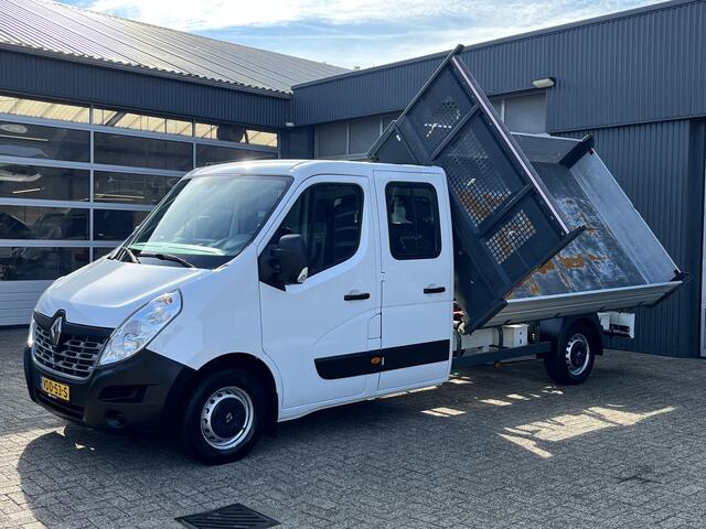 Renault MASTER T35 2.3 dCi L3 DC Kipper Pick-up Open laadbak Dubbele cabine Airco Trekhaak 2500kg trekgewicht Telefoonvoorbereiding 6-Persoons pick-up p-up Euro 6