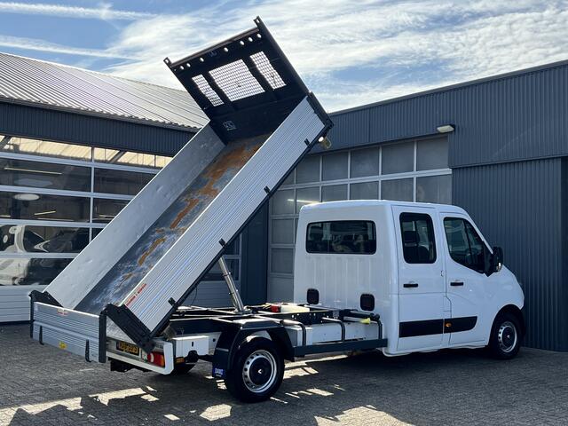 Renault MASTER T35 2.3 dCi L3 DC Kipper Pick-up Open laadbak Dubbele cabine Airco Trekhaak 2500kg trekgewicht Telefoonvoorbereiding 6-Persoons pick-up p-up Euro 6