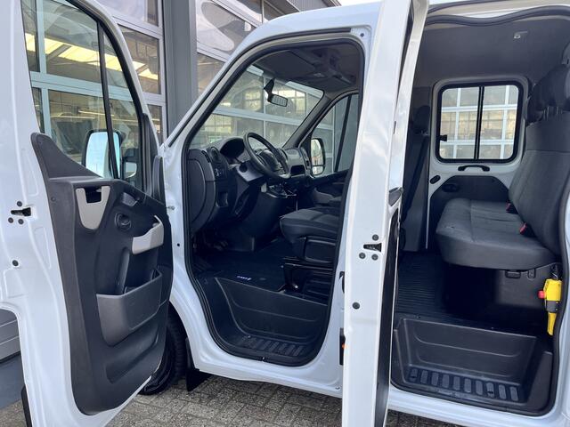 Renault MASTER T35 2.3 dCi L3 DC Kipper Pick-up Open laadbak Dubbele cabine Airco Trekhaak 2500kg trekgewicht Telefoonvoorbereiding 6-Persoons pick-up p-up Euro 6