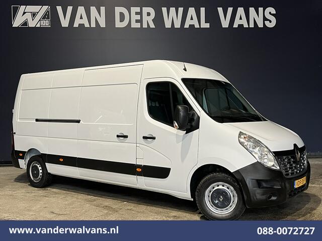 Renault MASTER 2.3 dCi 131pk L3H2 Euro6 Airco | Camera | Navigatie | Cruisecontrol | 270 Graden Achterdeuren Parkeersensoren, Bijrijdersbank