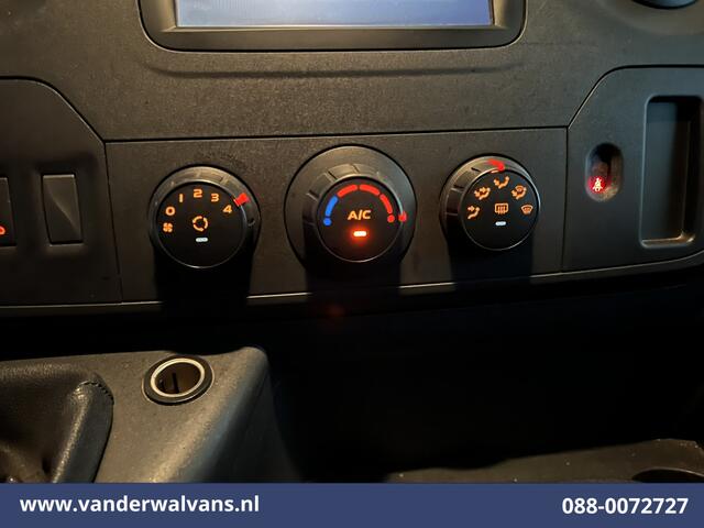 Renault MASTER 2.3 dCi 131pk L3H2 Euro6 Airco | Camera | Navigatie | Cruisecontrol | 270 Graden Achterdeuren Parkeersensoren, Bijrijdersbank