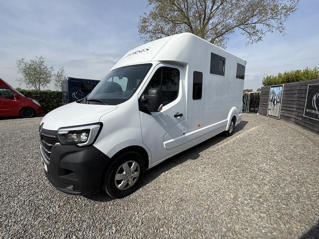 Renault MASTER | HORSETRUCK | BARBOT | STALLION 5XL | 2021 | HENGST | DUB CAB | AUTOMAAT | 180PK | 5-SEAT | L3 | FRANS KENTEKEN